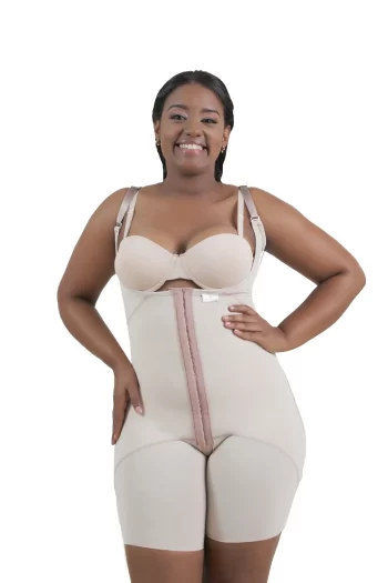Faja Post-quirúrgica, Primera Postura, Espalda Cubierta, Pierna Corta