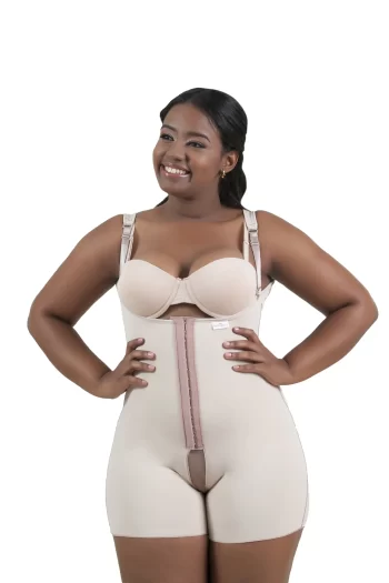 Faja Post-quirúrgica, Primera Postura, Espalda Alta, Pierna Corta